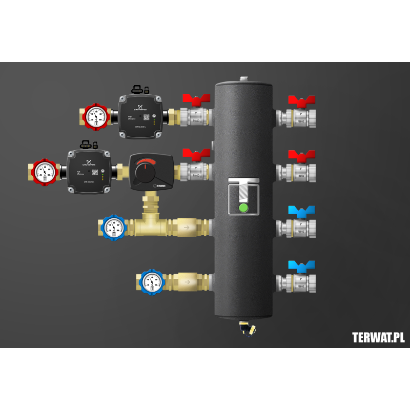 Sprzęgło hydrauliczne z grupami pompowymi - ZMSS01