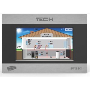 Regulator pokojowy TECH ST-280 + ST-260 - zestaw bezprzewodowy