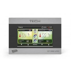 TECH ST-392 zPID  ø100 Sterownik do kominka dotykowy kolorowy