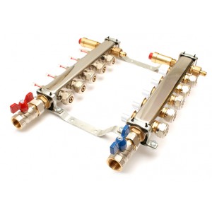 Rozdzielacz podłogowy - stal nierdzewna